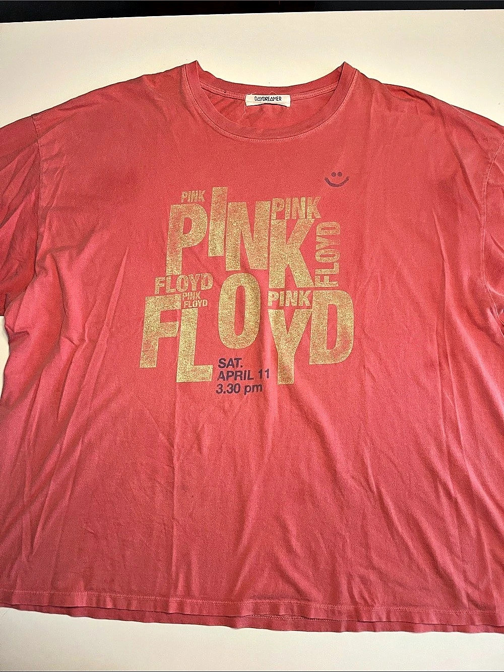 Daydreamer Pink Floyd 1970 Oversized Tee Graphic Tee in Pink